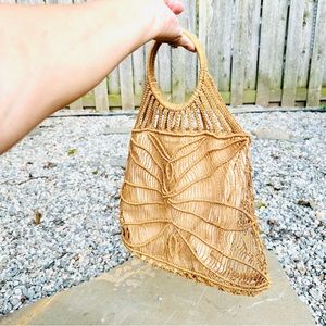 Vintage Macramé Bag/Purse